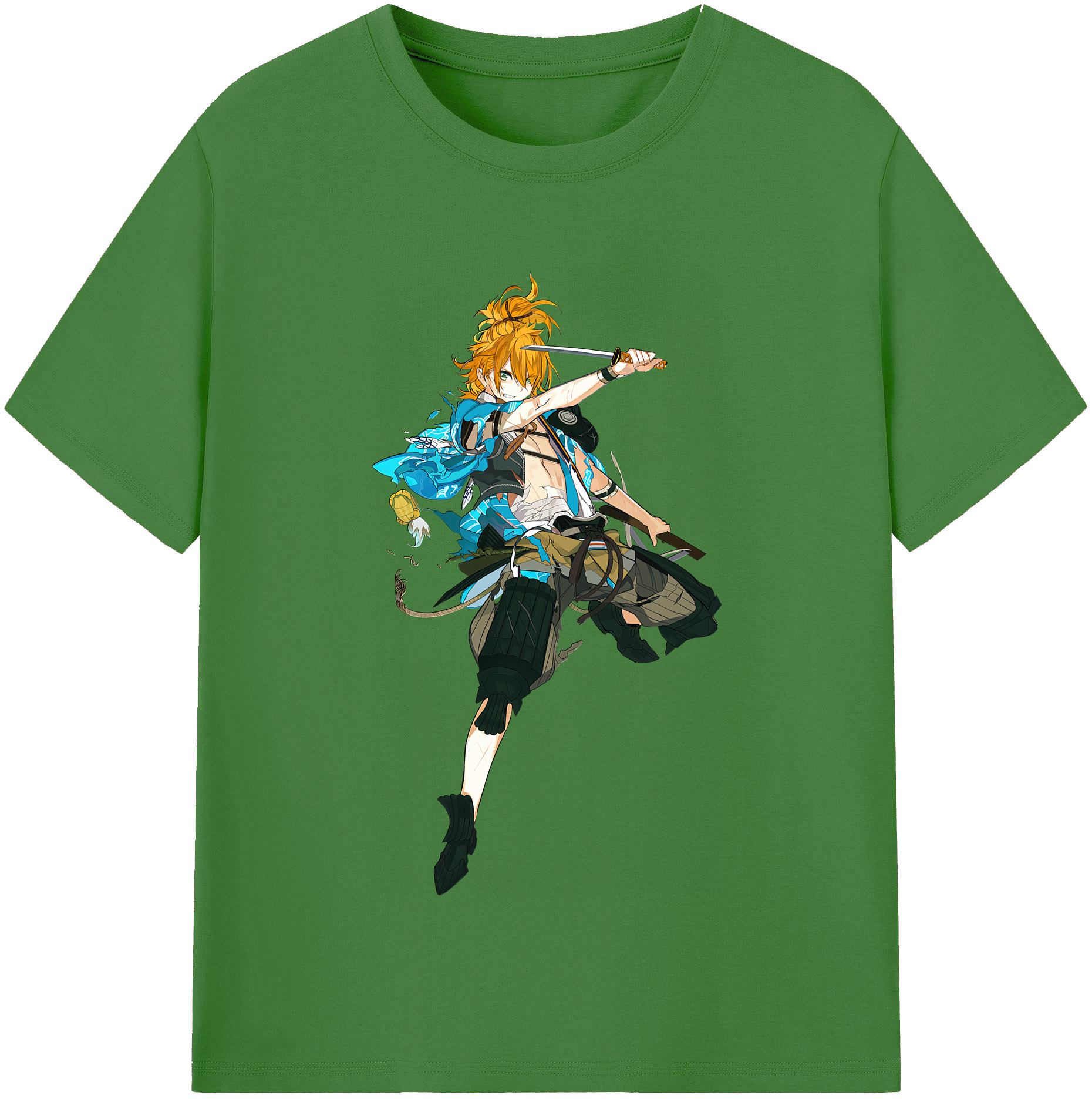 （画像用） 刀剣乱舞 Touken Ranbu レディースカジュアルプリントTシャツ（綿100％）